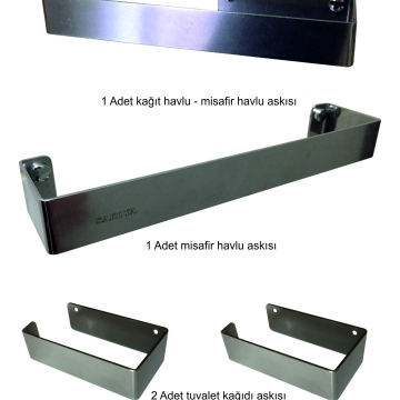 SAKOYA 304 Paslanmaz Banyo askı takımları
